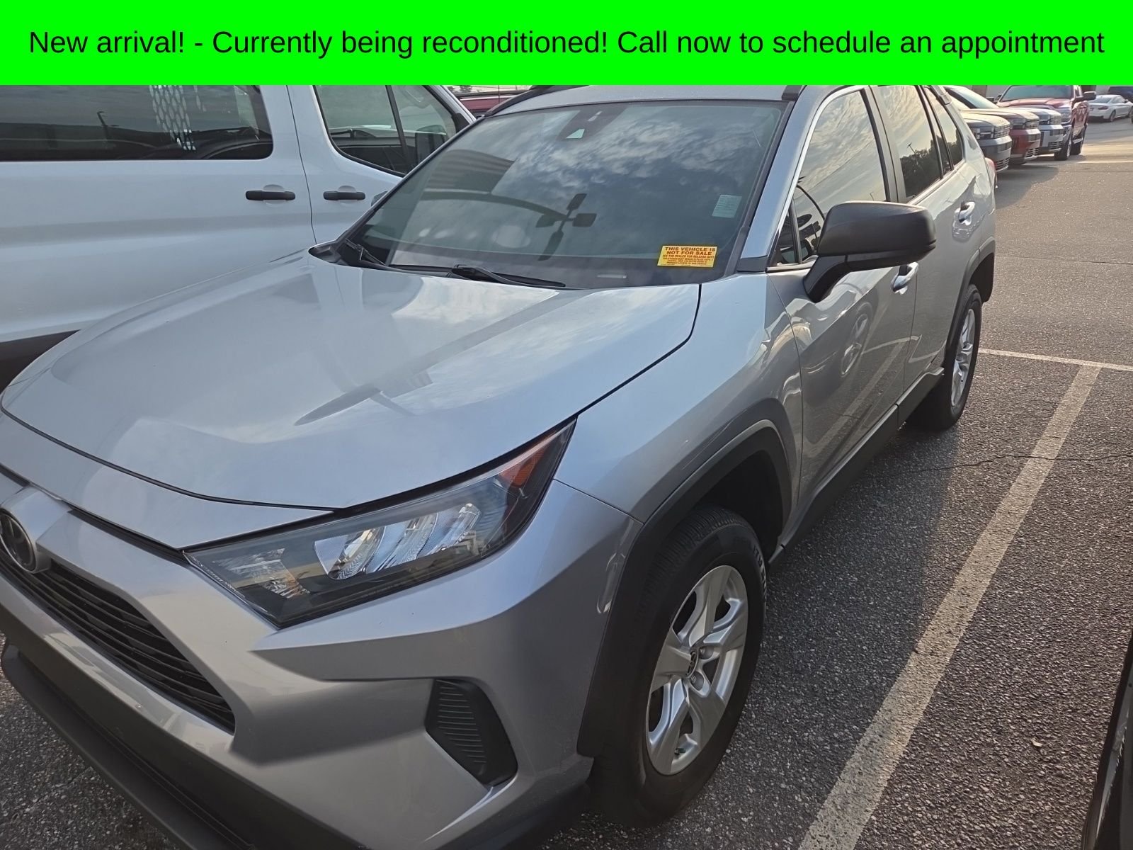 Used 2021 Silver Toyota LE image 2