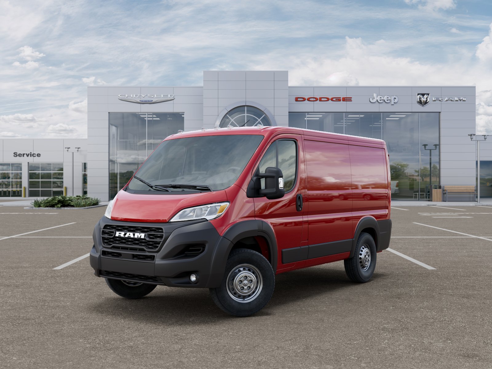 New 2026 Flame Red Clear-Coat Exterior Paint Ram Low Roof image 27