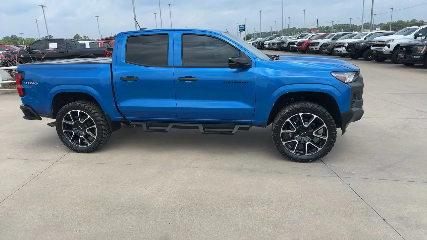 Used 2024 Glacier Blue Metallic Chevrolet 4WD Work Truck image 8