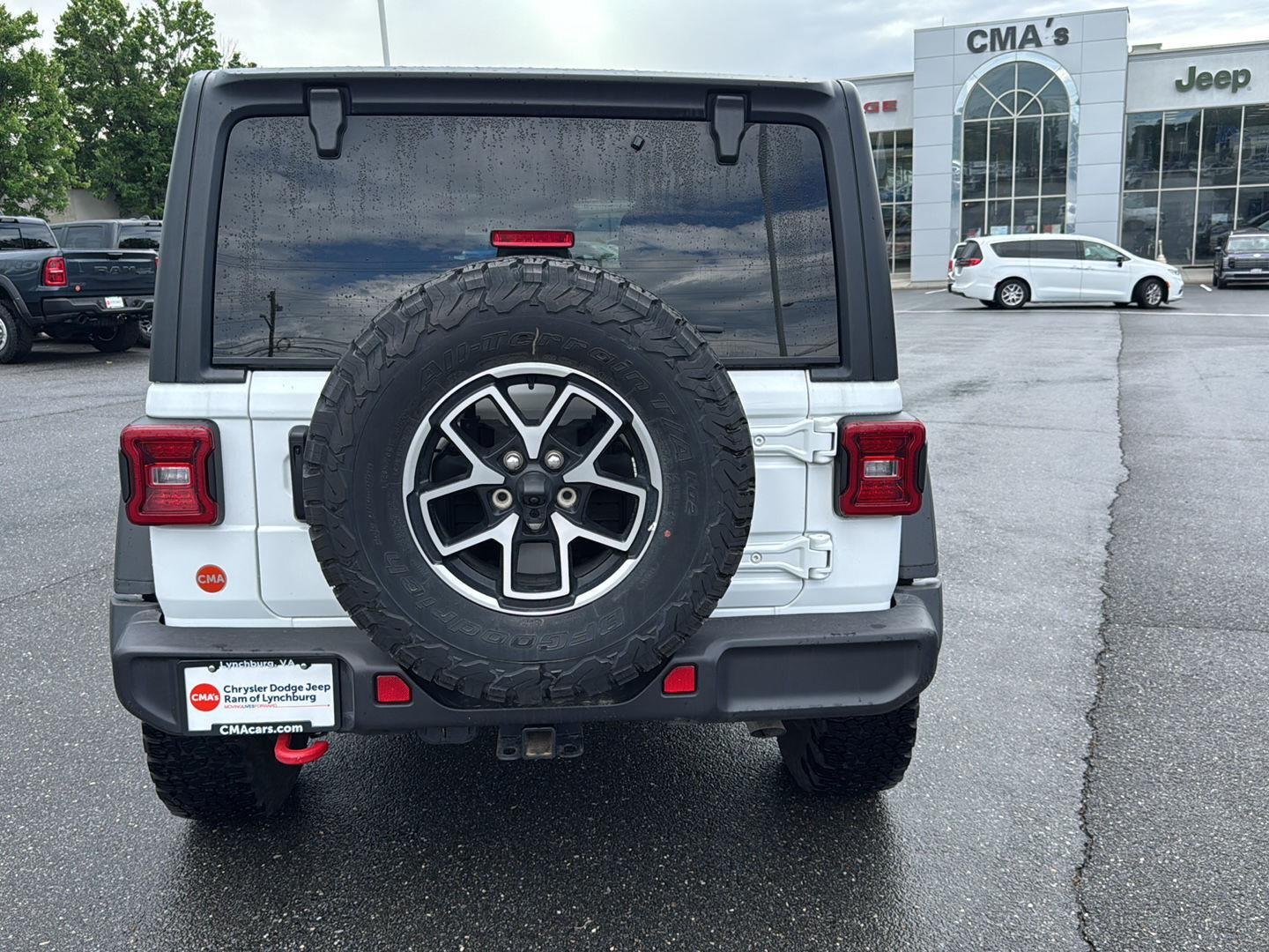 Used 2026 Bright White Clearcoat Jeep Rubicon image 4