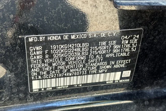 2024 Honda HR-V EX-L - Photo 34