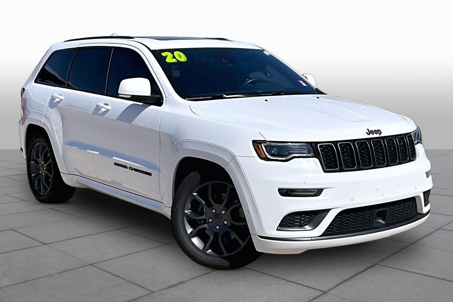 Used 2020 Bright White Clearcoat Jeep High Altitude image 3
