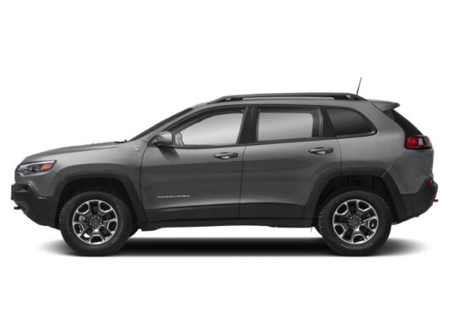 Used 2021 Bright White Clearcoat Jeep Trailhawk image 4