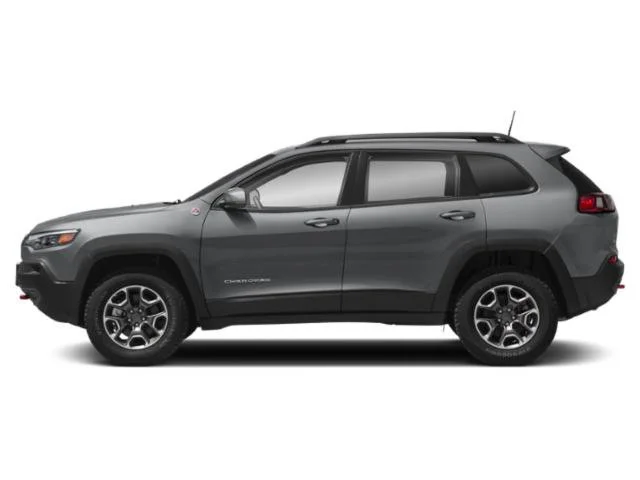 Used 2021 Bright White Clearcoat Jeep Trailhawk image 4