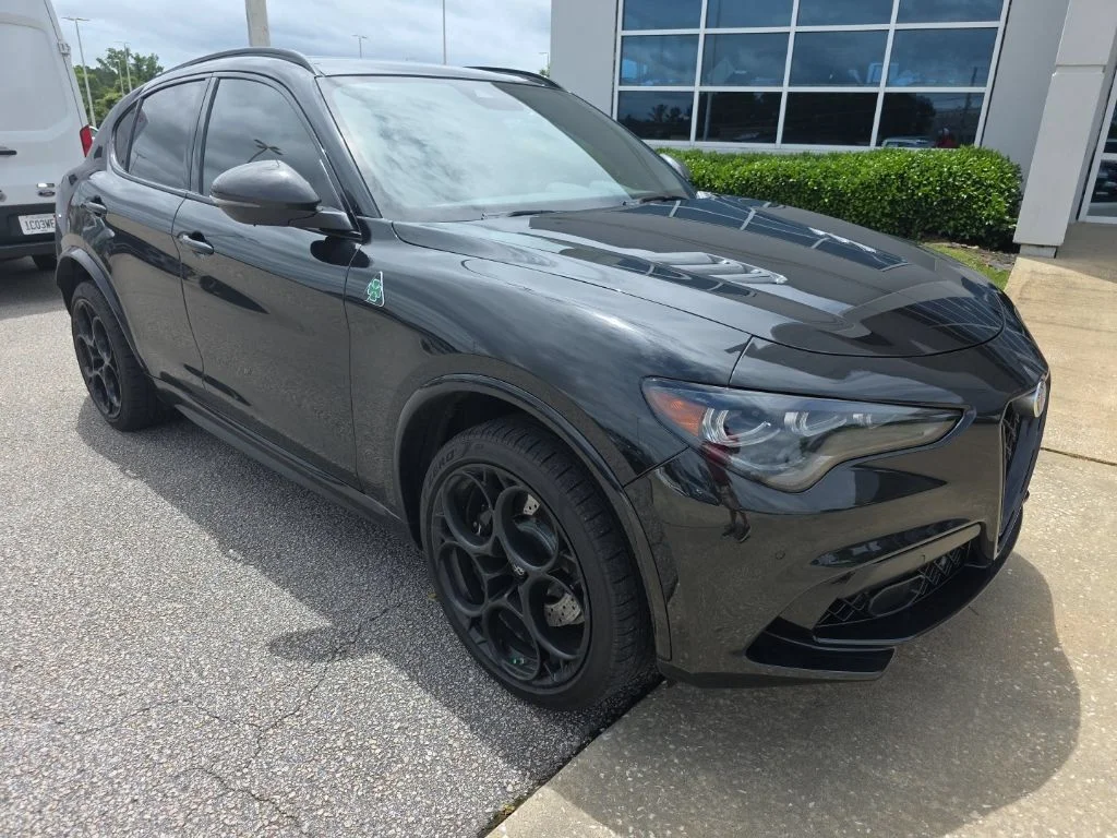 Used 2024 Vulcano Black Metallic Alfa Romeo Quadrifoglio image 11