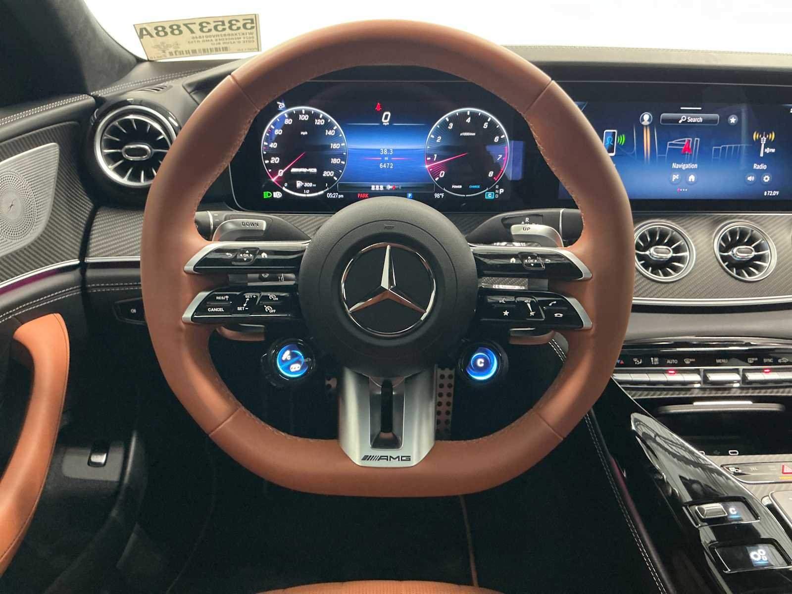 Certified Used 2024 MANUFAKTUR Côte dAzur Light Blue Metallic Mercedes-Benz AMG® GT 53 image 16
