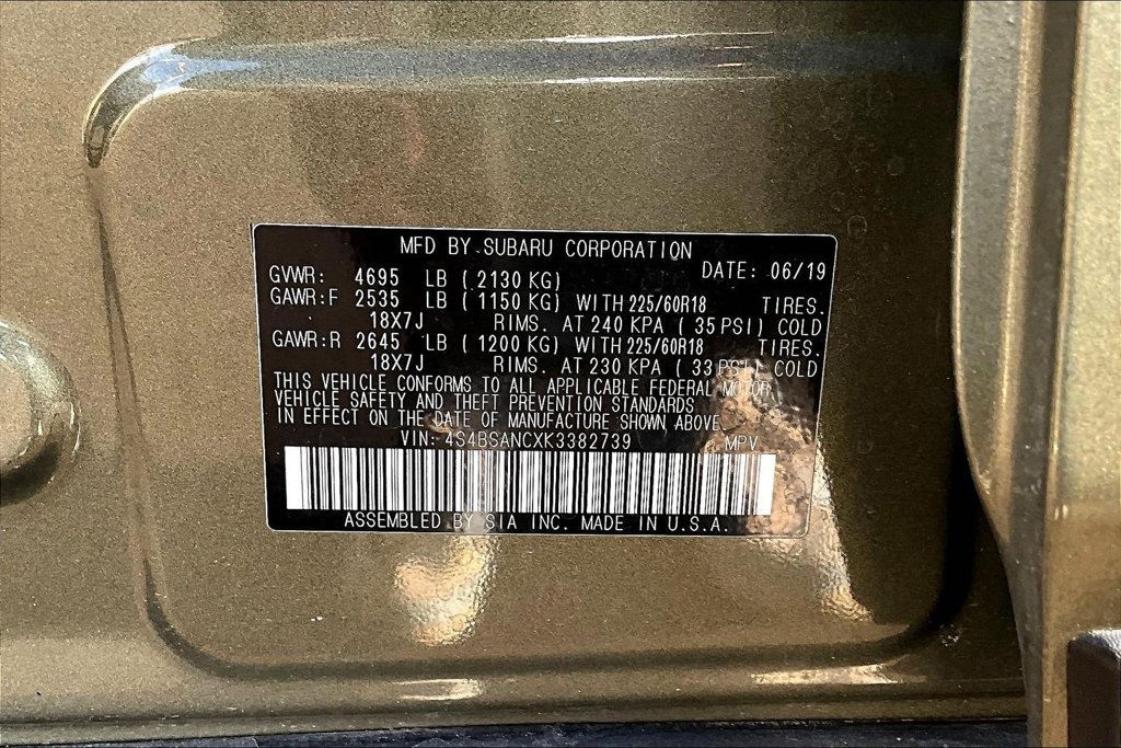 Used 2019 Green Subaru 2.5i image 19
