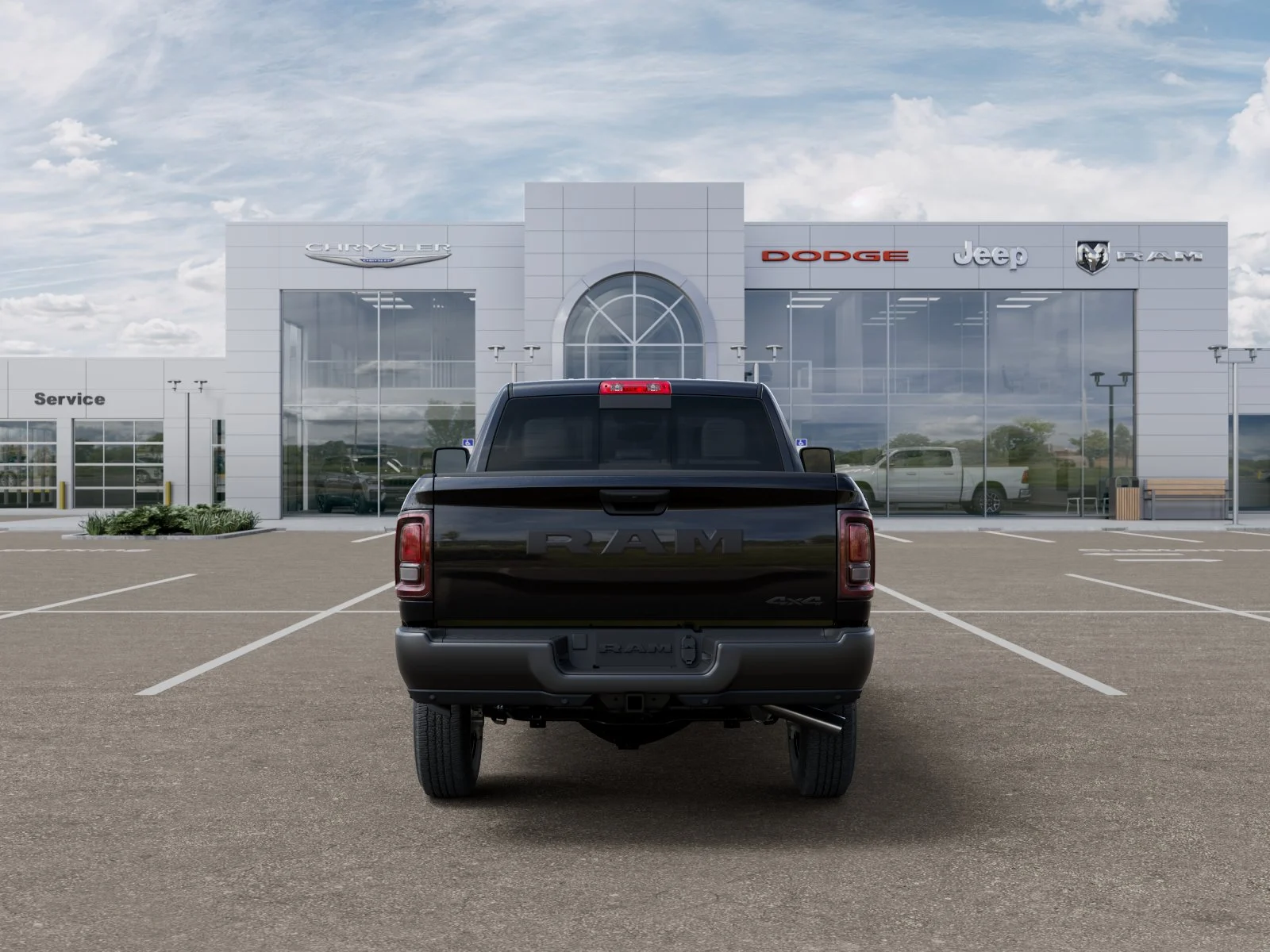 New 2026 Diamond Black Crystal Pearl-Coat Exterior Paint RAM Tradesman image 70