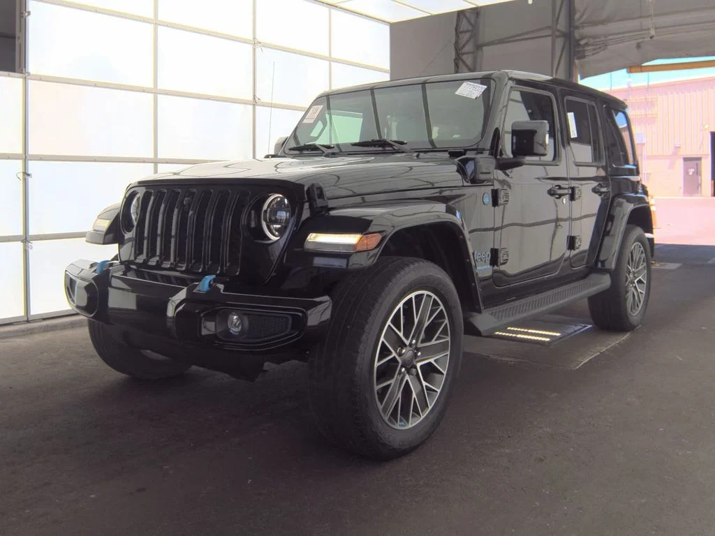 Used 2023 Black Jeep Sahara 4xe image 1