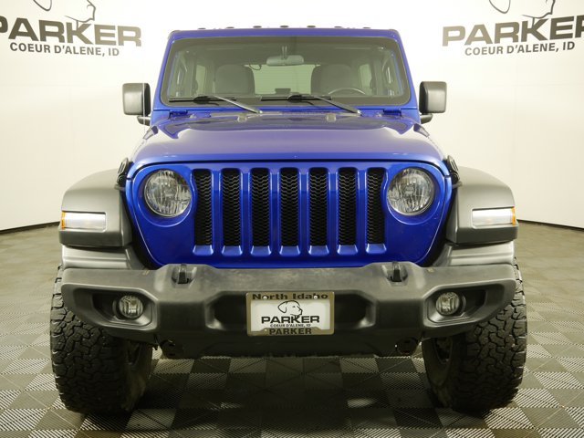 Used 2018 Ocean Blue Metallic Clearcoat Jeep Sport S image 3