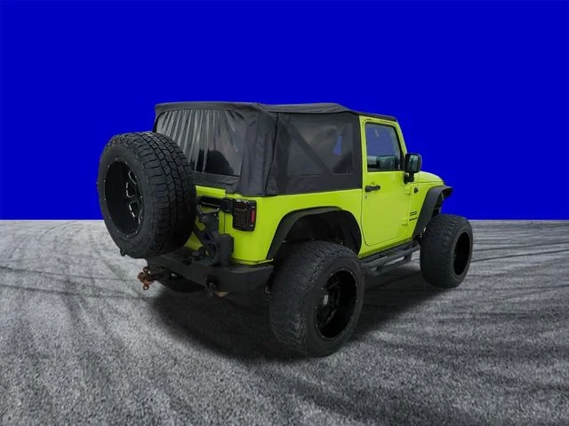 Used 2017 Hypergreen Clearcoat Jeep Sport image 4