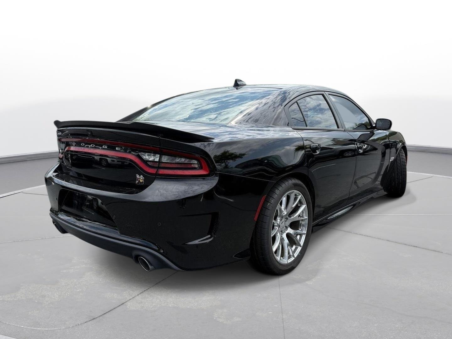 Used 2019 Pitch Black Clearcoat Dodge Scat Pack image 6