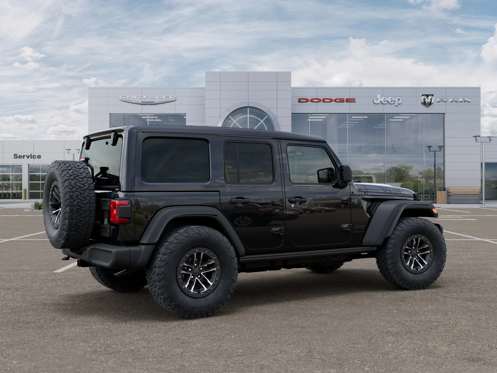 New 2025 Black Clear-Coat Exterior Paint Jeep Willys image 104