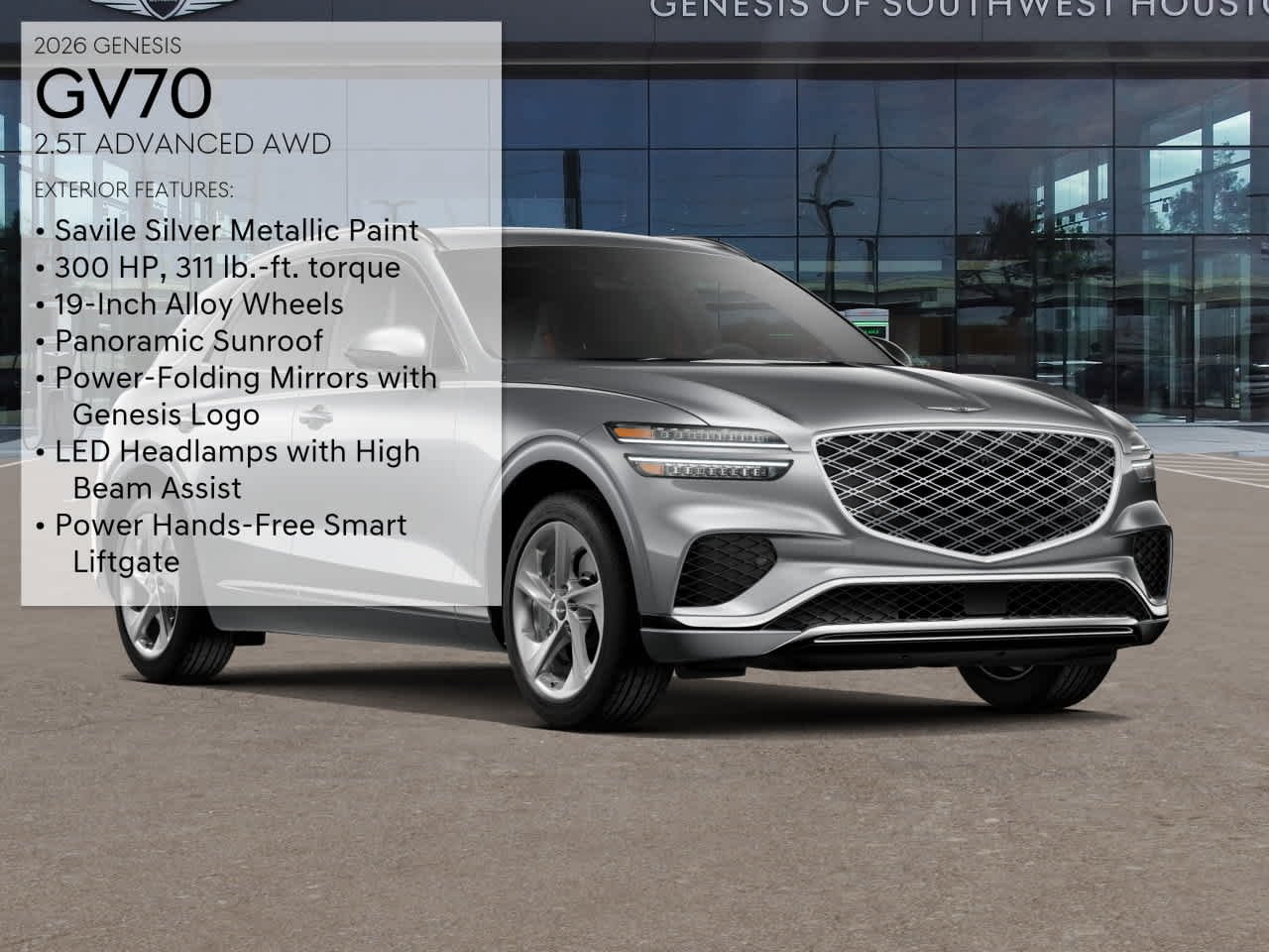 New 2026 Genesis GV70 2.5T Advanced Sport Utility in Houston