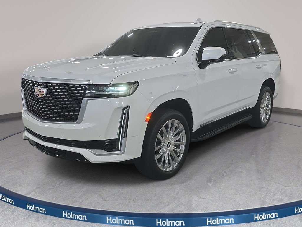 Used 2023 Crystal White Tricoat Cadillac Premium Luxury image 1