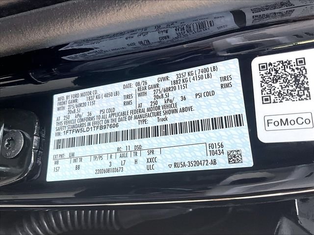 New 2026 Agate Black Metallic Ford Lariat image 29