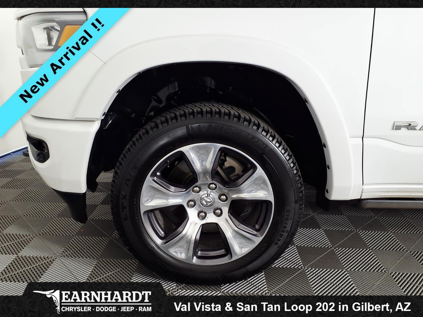 Certified Used 2022 Ivory White Tri-Coat Pearlcoat Ram Laramie image 7