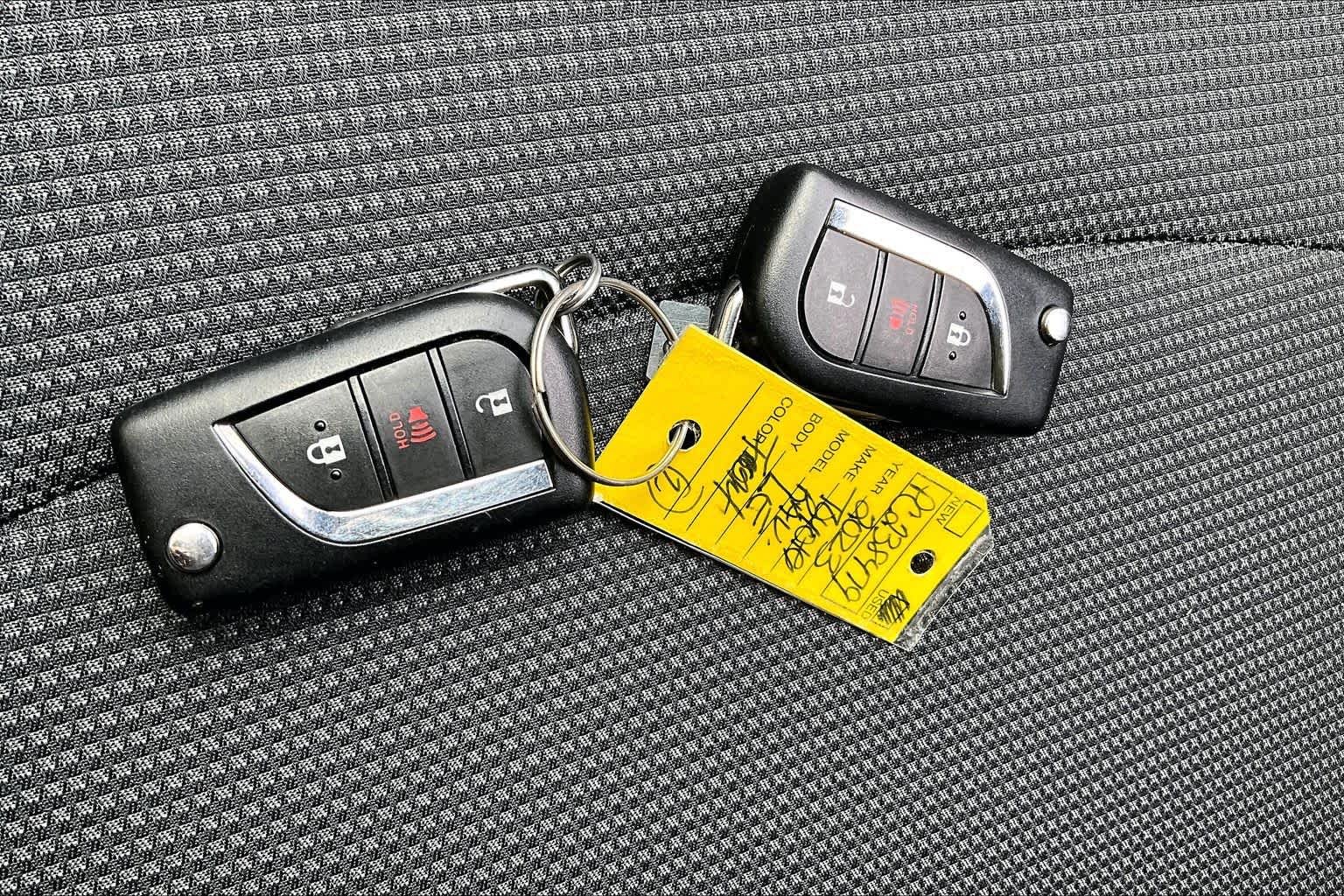 Used 2023 Silver Sky Metallic Toyota LE image 15