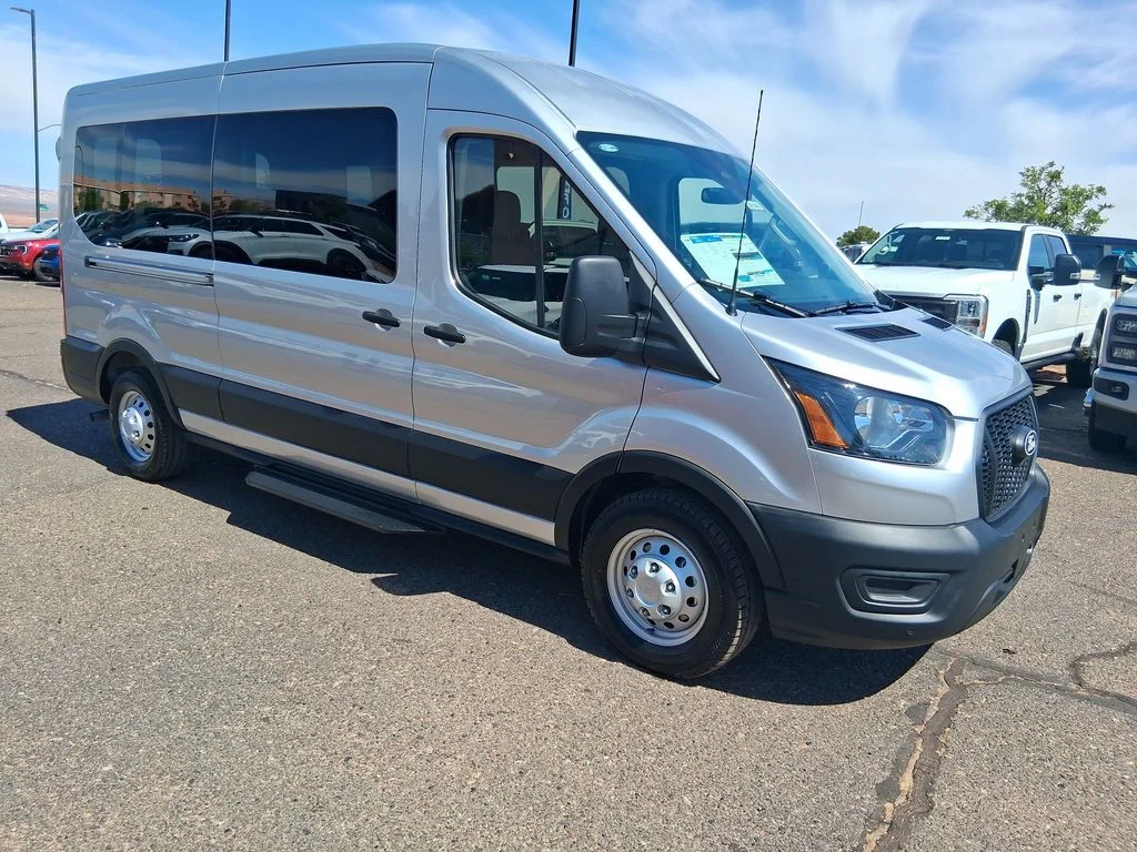 New 2026 Ingot Silver Metallic Ford Passenger Van XL image 7