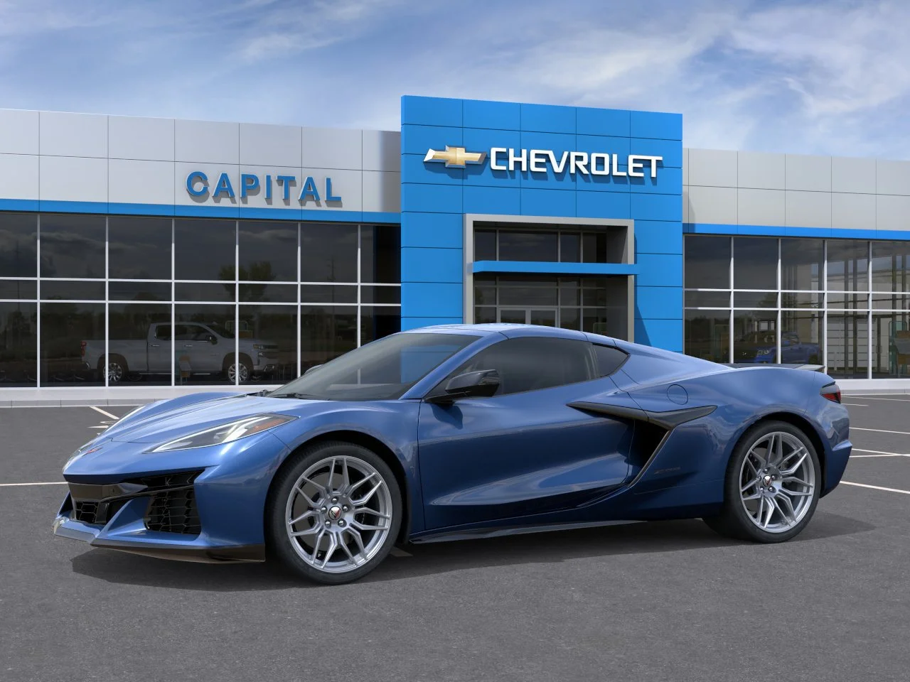 New 2027 Admiral Blue Metallic Chevrolet 2LZ Z06 image 3