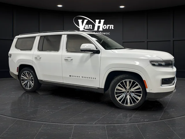 Used 2022 Bright White Clearcoat Jeep Series III image 1