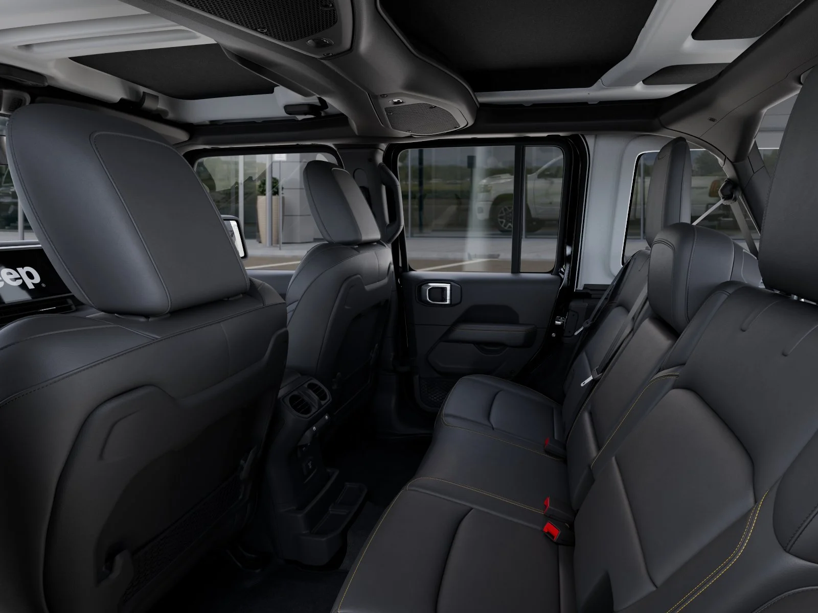 New 2026 Black Clear-Coat Exterior Paint Jeep Sahara 4-Door image 49