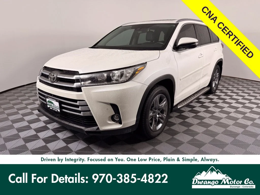 Used 2019 White Toyota Limited Platinum image 1