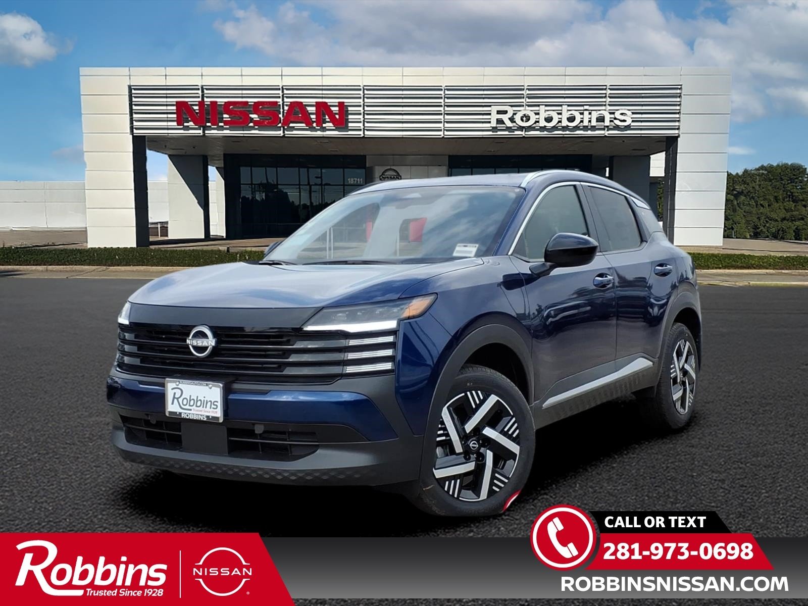 2026 Nissan Kicks SV Blue at Robbins Nissan