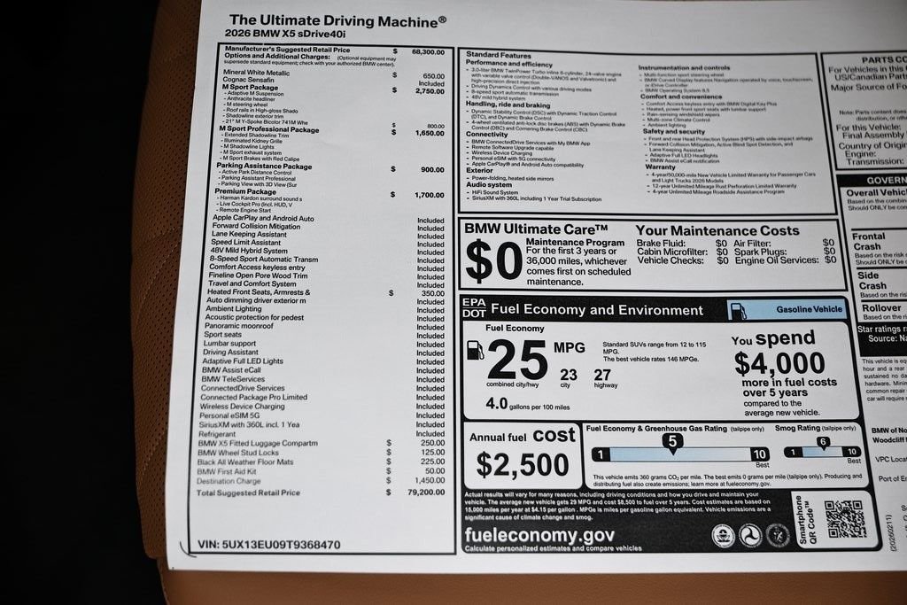New 2026 Mineral White Metallic BMW sDrive40i image 41