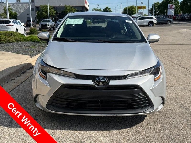 Certified Used 2025 Classic Silver Metallic Toyota LE image 8