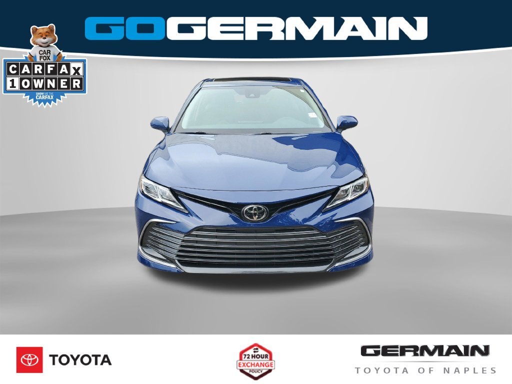 Certified Used 2024 Blue Toyota LE image 3