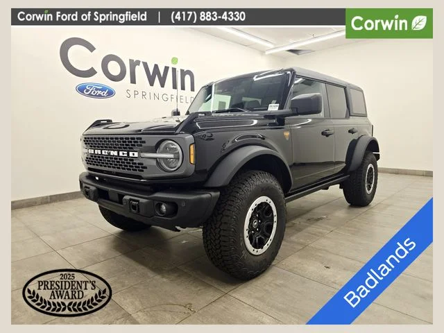 New 2026 Shadow Black Ford Badlands® image 1