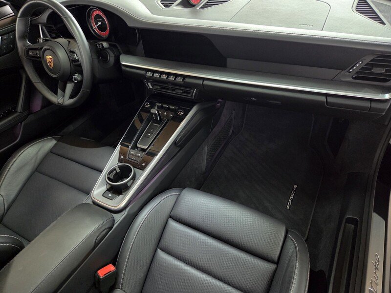 Used 2022 Black PORSCHE TURBO CABRIOLET image 14
