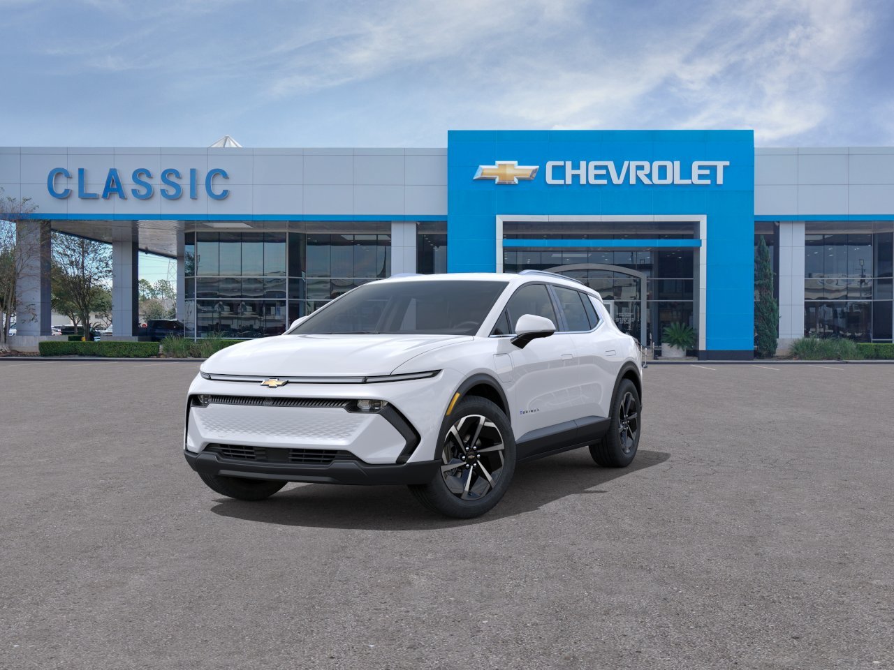2026 Chevrolet Equinox EV LT White at Classic Elite Chevrolet Sugar Land