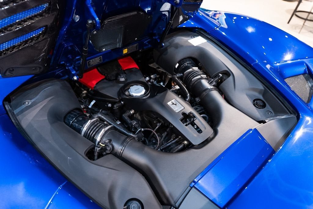 Certified Used 2021 Blu Elettrico Ferrari Base image 21