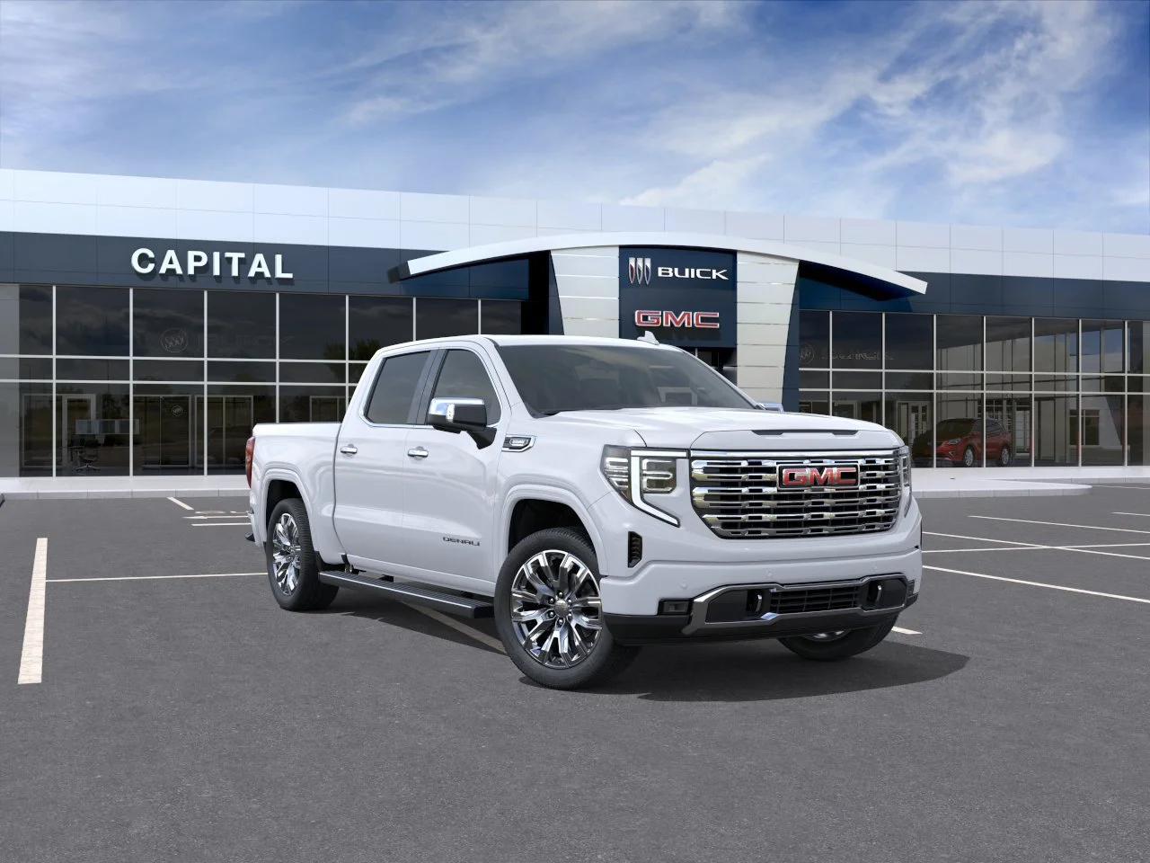 New 2026 GLACIER WHITE TRICOAT GMC Denali image 2