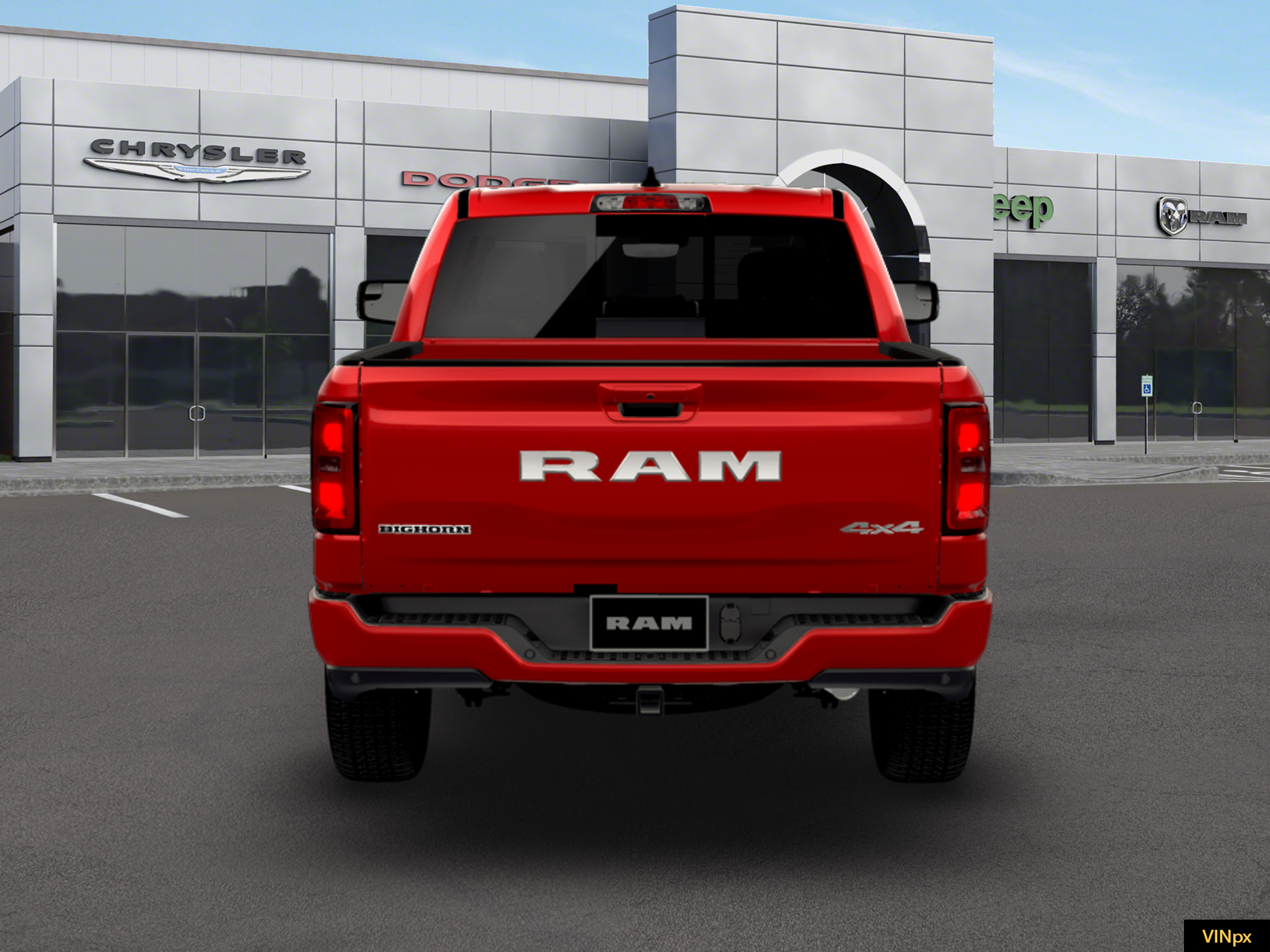 New 2026 Molten Red Pearl-Coat Exterior Paint RAM  image 6