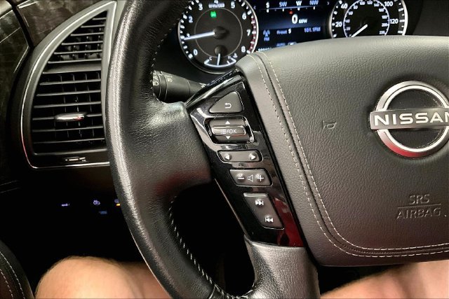 Used 2021 Aspen White Tricoat Nissan Platinum image 27