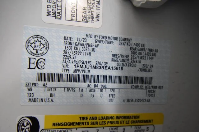 Used 2024 White Ford Platinum image 46