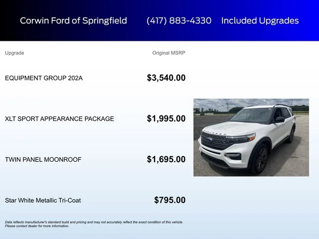 Used 2023 White Ford XLT image 6