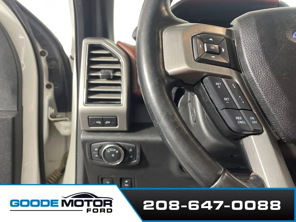 Certified Used 2021 White Metallic Ford Platinum image 14