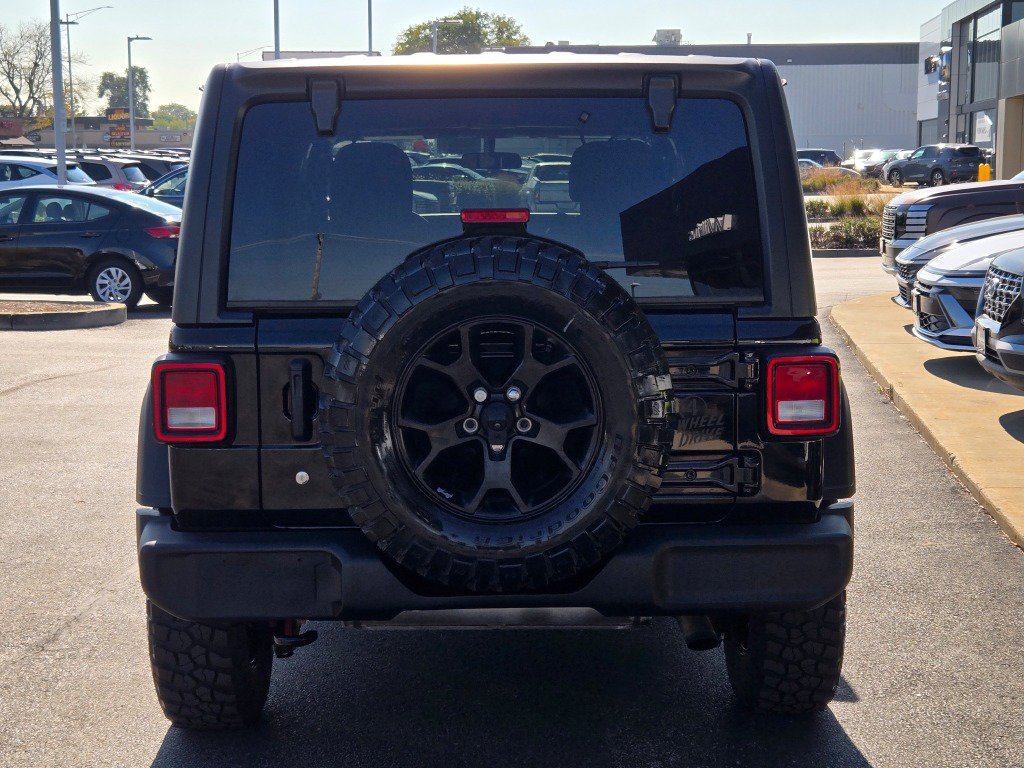 Used 2021 Black Clearcoat Jeep Unlimited Willys image 11