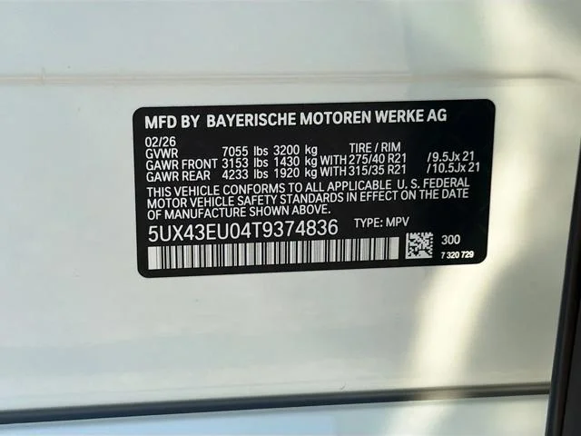 New 2026 Alpine White BMW xDrive50e image 43