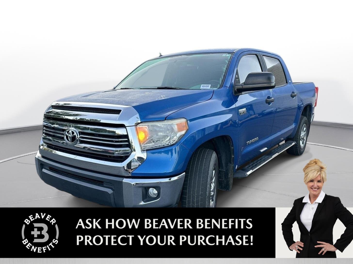 Used 2017 Blazing Blue Pearl Toyota SR5 image 1