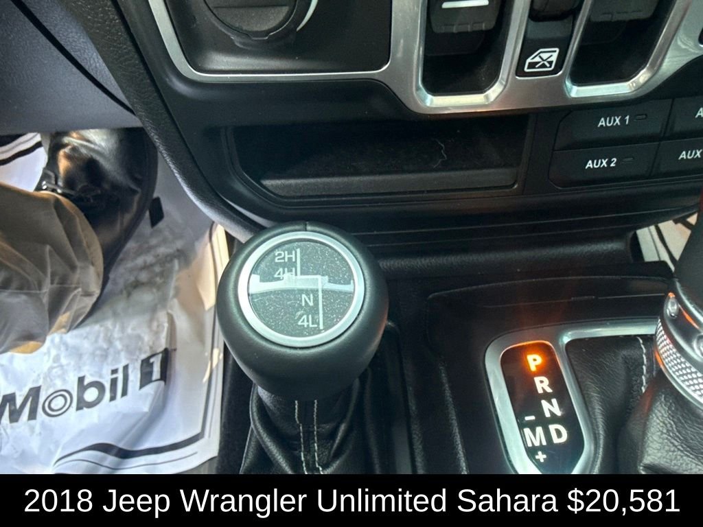 Used 2018 Crystal Metallic Jeep Unlimited Sahara image 30