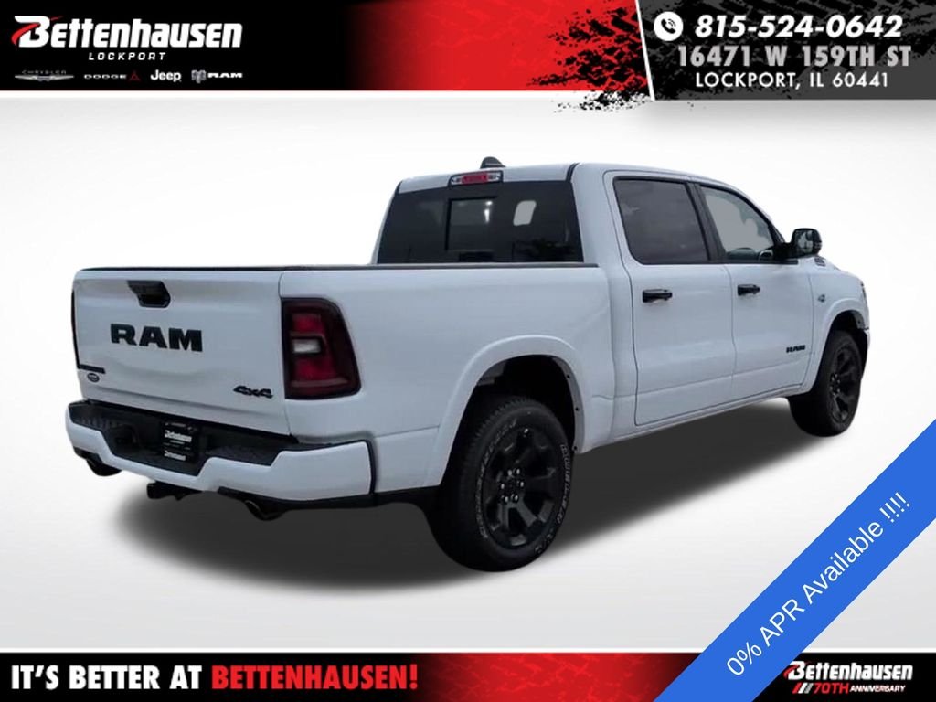 New 2026 Bright White Clear-Coat Exterior Paint RAM Big Horn image 4