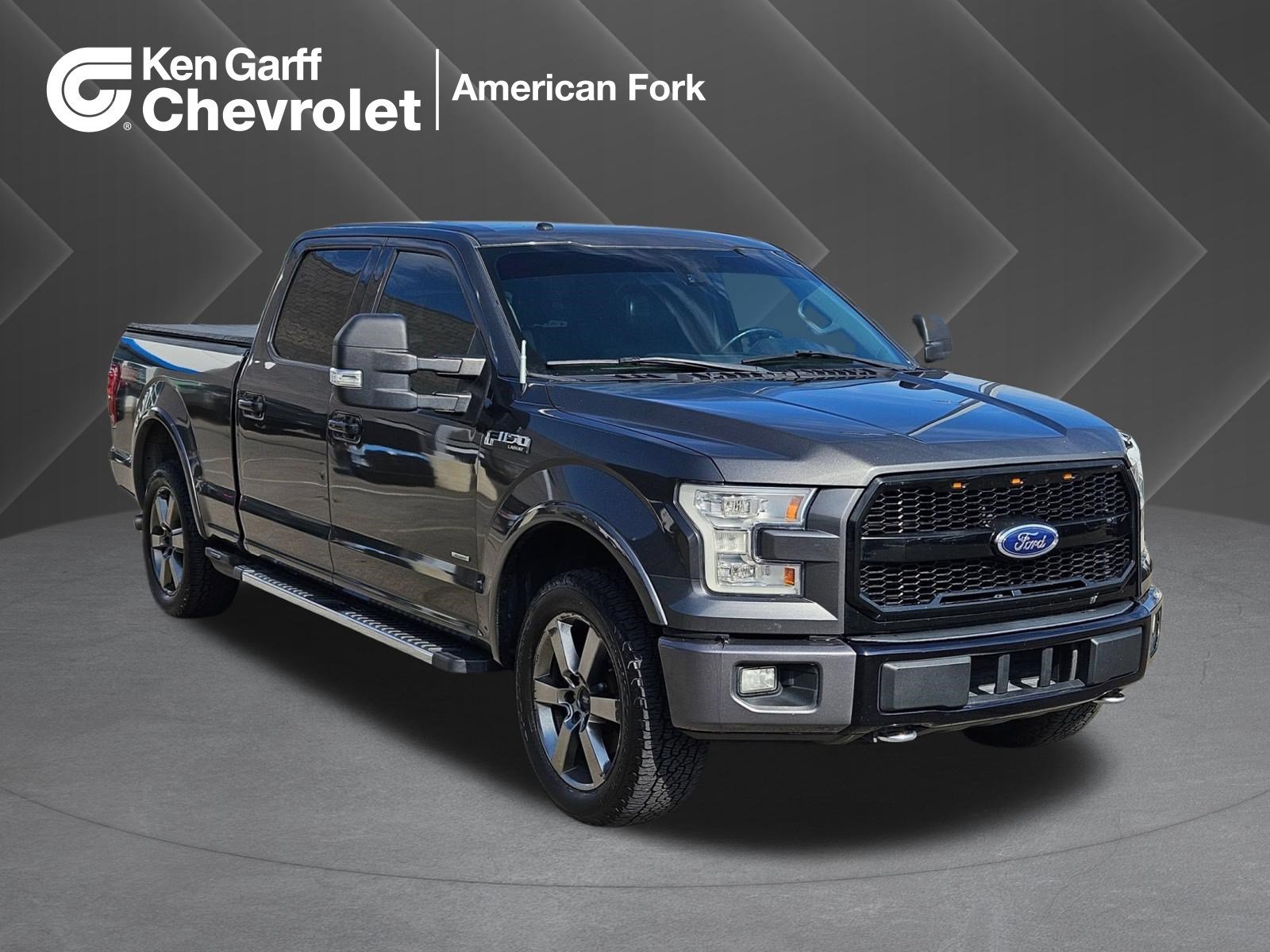 Used 2015 Magnetic Metallic Ford Lariat image 1