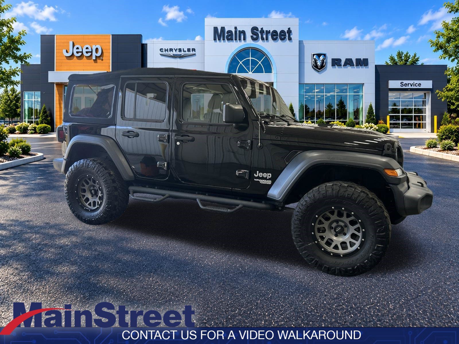 Used 2018 Black Clearcoat Jeep Sport S image 8