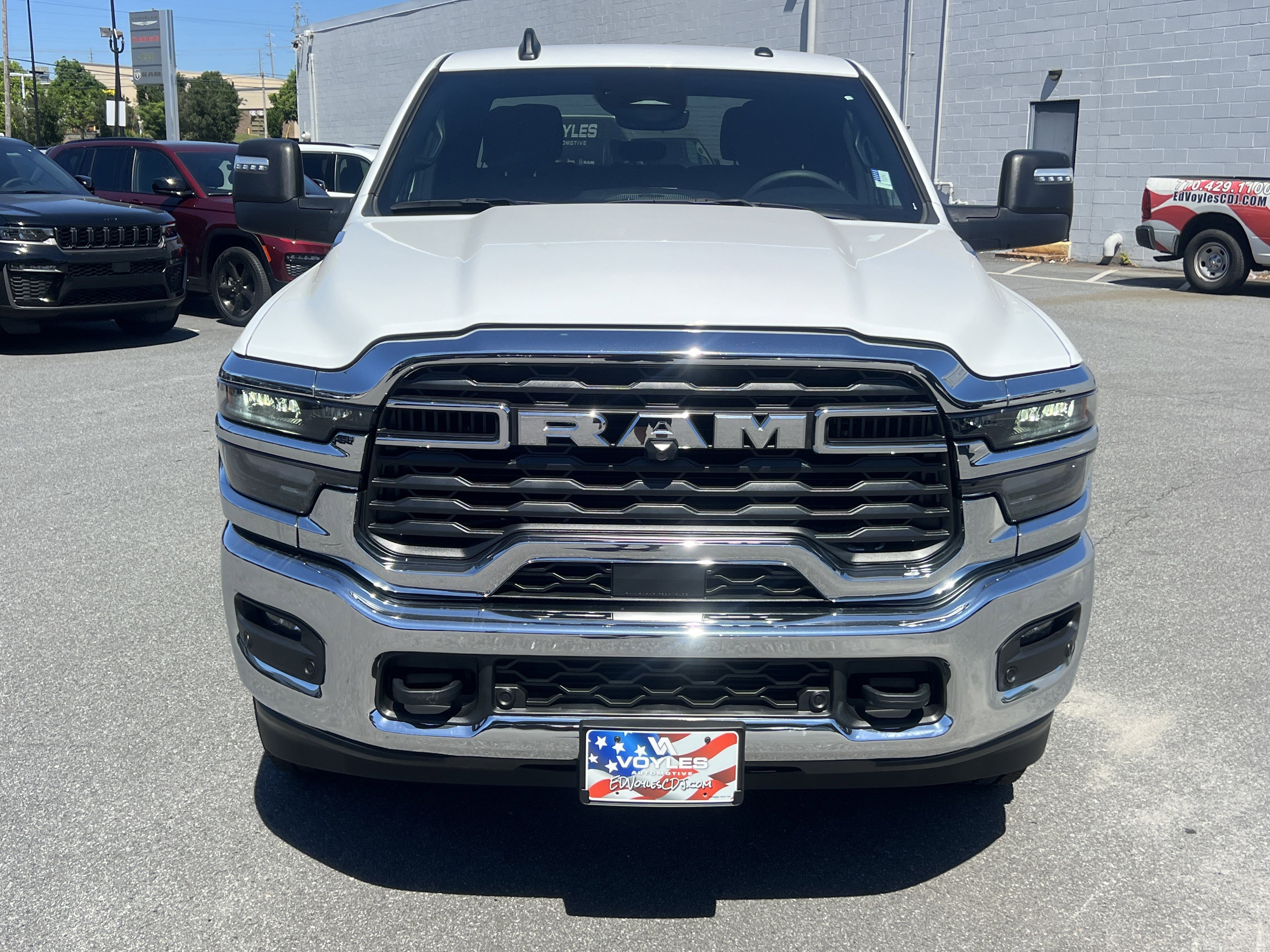 Used 2025 Bright White Clearcoat Ram Big Horn image 2