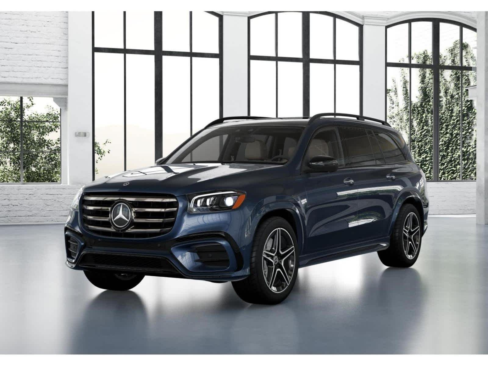 Nuevo Mercedes-Benz GLS 450 azul metalizado crepuscular 2026, imagen 80